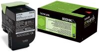 Lexmark 802HK (80C2HK0) toner zwart hoge capaciteit (origineel)