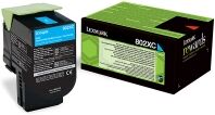 Lexmark 802XC (80C2XC0) toner cyaan extra hoge capaciteit (origineel)