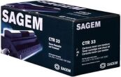 Sagem CTR 33 toner/drum (origineel), zwart