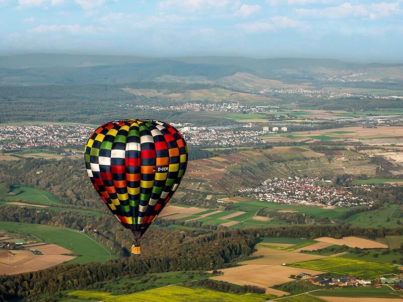 SBX Atemberaubende Heißluftballonfahrt über Deutschland