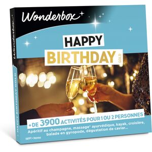 Coffret cadeau - Happy birthday gold