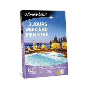 Wonderbox Coffret Cadeau 3 Jours Weekend Bien-Etre - Publicité