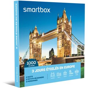 Smartbox 3 jours étoilés en Europe Coffret cadeau Smartbox