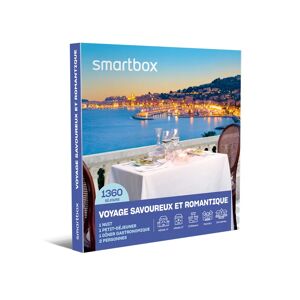Smartbox Voyage savoureux et romantique Coffret cadeau Smartbox