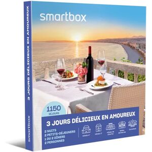 Smartbox 3 jours délicieux en amoureux Coffret cadeau Smartbox