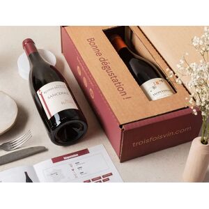 Smartbox Coffret Pépites de vignerons : 2 grands vins rouges et livret de dégustation Coffret cadeau Smartbox