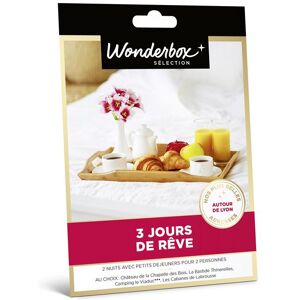 Coffret cadeau Wonderbox 3 jours de rêve autour de Lyon - Publicité