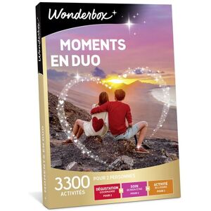 Coffret cadeau Wonderbox Moments en duo - Publicité