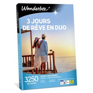 Coffret cadeau Wonderbox 3 jours de rêve en duo - Publicité