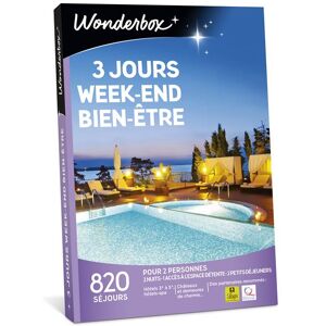 Coffret Cadeau Wonderbox 3 Jours Weekend Bien-Être - Publicité