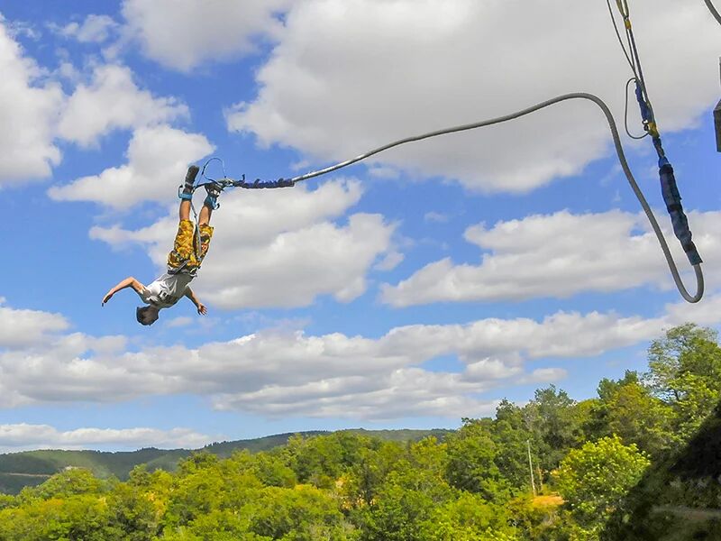 Saut à l’élastique près de Millau dans l’Aveyron Coffret cadeau Smartbox