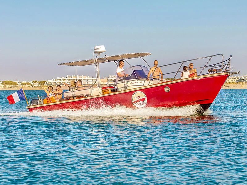 Balade en bateau avec repas et vin pour 2 personnes au Grau-du-Roi Coffret cadeau Smartbox