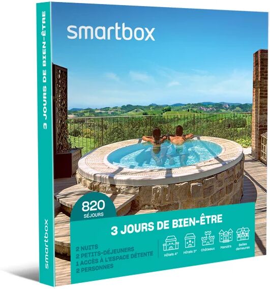 3 jours de bien-être Coffret cadeau Smartbox