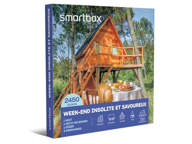 Week-end insolite et savoureux Coffret cadeau Smartbox