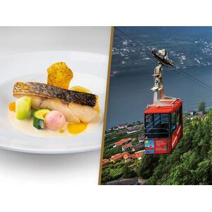 SmartBox Emozione gourmet sul lago di Lugano con suggestivo viaggio in funivia