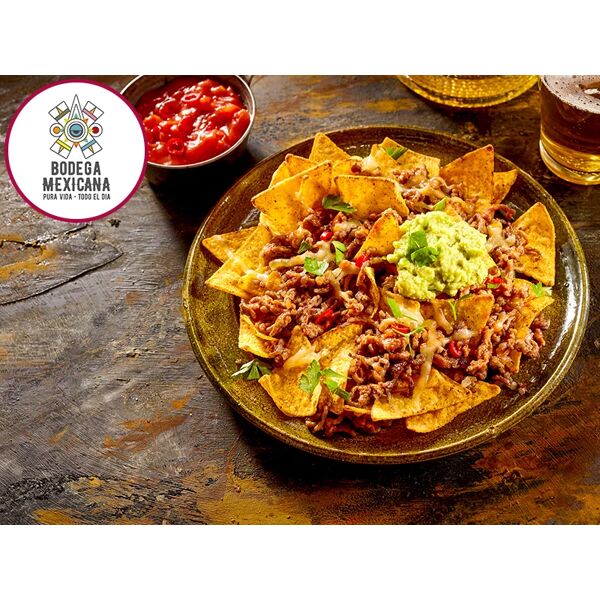 smartbox insieme da bodega mexicana: nachos e fajitas con bibite per 2