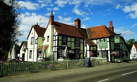 The Kings Head Two-Course Meal for Two or Four at The Kings Head