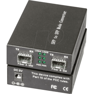 EFB-ELEKTRONIK EL031 - Medienkonverter, Gigabit Ethernet, SFP, Multimode / Singlemode
