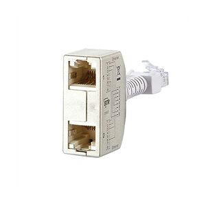 Metz CONNECT Cable Sharing Adapter pnp3, Ethernet/Ethernet, 2 St.