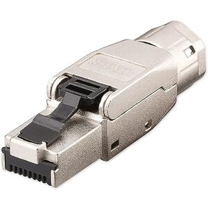 Goobay 61130 CAT 8.1 RJ45 Feldstecker / RJ45 Stecker mit 2 GHz / 25-40GBase-T/Netzwerkkabel Stecker