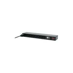 APC Switched Rack PDU - Strømfordelingsenhed (rackversion) - AC 208-230 V - Ethernet, RS-232 - input: IEC 60320 C20 - output-stikforbindelser: 8 (power IEC 60320 C13) - 1U - 2.4 m ledning - for P/N: SMTL1000RMI2UC, SMX1000C, SMX1500RM2UC, SMX1500RM2UCNC, 