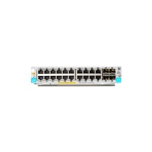 HPE - Ekspansionsmodul - Gigabit Ethernet (PoE+) x 20 + Gigabit Ethernet / 10 Gigabit SFP+ x 4 - for HPE Aruba 5406R, 5406R 16, 5406R 44, 5406R 8-port, 5406R zl2, 5412R, 5412R 92, 5412R zl2