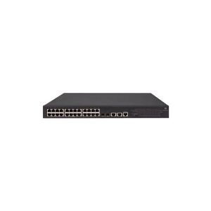 HPE 1950-24G-2SFP+-2XGT-PoE+ - Switch - L3 - Administreret - 24 x 10/100/1000 (PoE+) + 2 x Gigabit SFP / 10 Gigabit SFP+ + 2 x 10Gb Ethernet - monterbar på stativ - PoE+ (370 W)