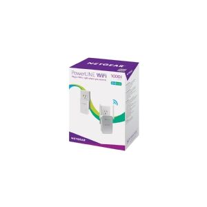 NETGEAR Powerline PLW1000 - - powerline-adaptersæt - - 1GbE, HomePlug AV (HPAV) 2.0, IEEE 1901 - Wi-Fi 5 - Dual Band - kan sluttes til vægstik - med