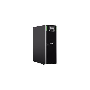 Eaton Corporation Eaton 91PS - UPS - intern vedligeholdelsesbypass - AC 220/230/240/380/400/415 V - 10 kW - 10000 VA - tre faser - 9 At - RS-232, USB, Ethernet 10/100/1000 - sort