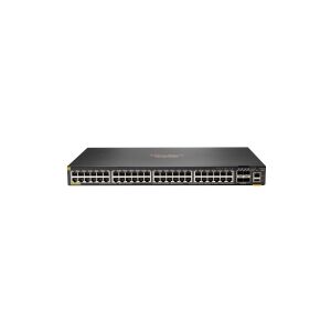 HPE Aruba 6200F 48G Class4 PoE 4SFP+ 370W Switch - Switch - Max. Stacking Distance 10 km - L3 - Administreret - 48 x 10/100/1000 (PoE+) + 4 x 1 Gigabit / 10 Gigabit SFP+ (uplink) - front og side til ryg - monterbar på stativ - PoE+ (370 W) - BTO