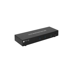 IC Intracom TECHly 2-Port DisplayPort1.2 Dual-Monitor KVM Switch - KVM / audio / USB switch - 2 x KVM / audio - 1 lokalbruger - desktop