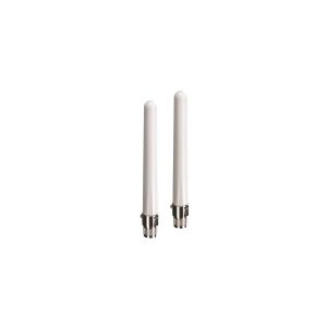 TRENDnet TEW AO46S 4/6 dBi Surge Outdoor Dual Band Omni Antenna Kit - Antenne - Wi-Fi - 4 dBi (til 2,4 GHz), 6 dBi (til 5 GHz) - omni-directional - udendørs - TAA-kompatibel (pakke med 2)