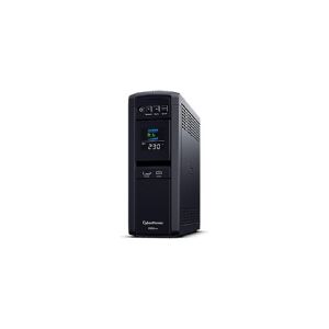 CyberPower Systems CyberPower Backup PFC Sinewave Series for Mac CP1350EPFCLCD - UPS - AC 230 V - 780 Watt - 1350 VA - 7 At - RS-232, USB - output-stikforbindelser: 6