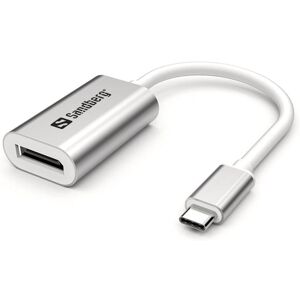 Sandberg USB-C to DisplayPort Link, Silver