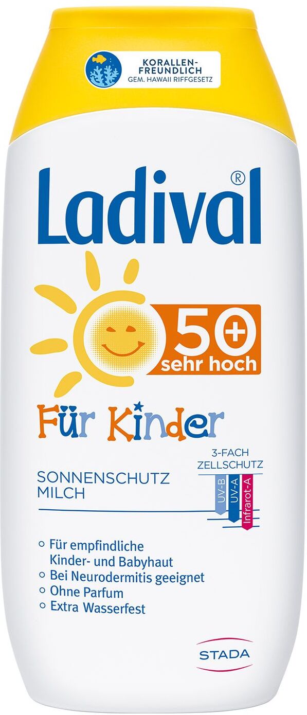 Stada Ladival® Kinder Sonnenmilch LSF 50+ 200 ml Milch