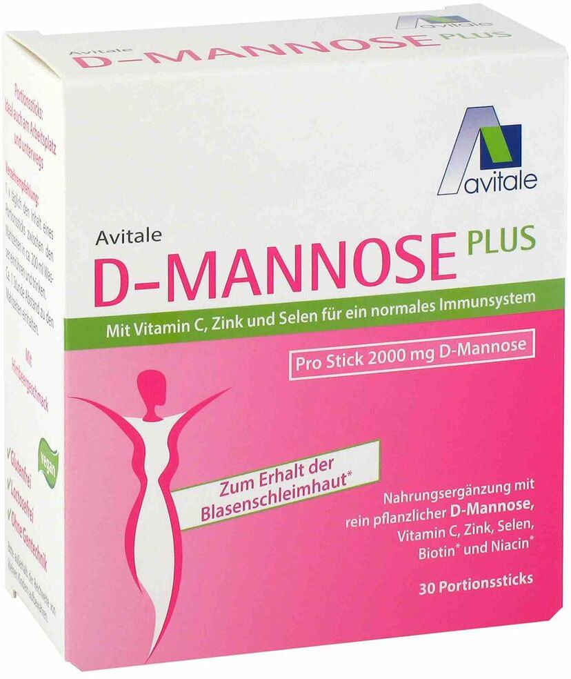 Avitale D-Mannose Plus 2.000 mg 30x2,47 g Pulver