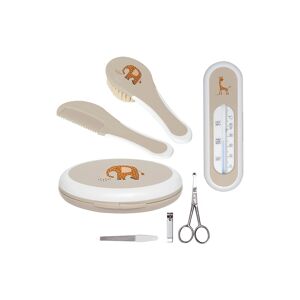 ZEWI bébé-jou Babypflege-Set »Steppe« Beige, Weiss