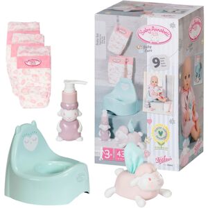 Baby Annabell Puppen Töpfchen »Töpfchen Set«, mit Töpfchen, 3 Windeln,... bunt