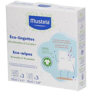 Mustela® Bio-Baumwoll Reinigungstücher 6 ct