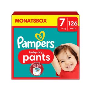 Pampers - Baby-Dry Pants Grösse 7, Monatsbox, 126stk