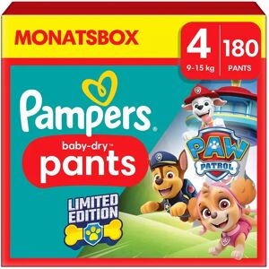 Pampers - Baby-Dry Pants Paw Patrol Limited Edition Grösse 4, 180stück