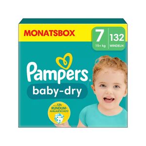 Pampers - Baby-Dry Grösse 7, Monatsbox, 132stk