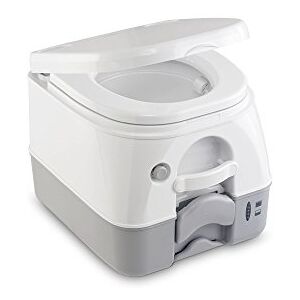 DOMETIC 9108557679 Portable 972 mit 360° Druckspülung Campingtoilette, Weiß/Grau