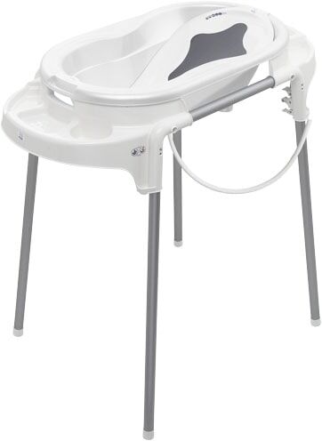 Rotho Babydesign Babybadewanne »TOP Badestation«, (4 tlg.), inkl.... weiss