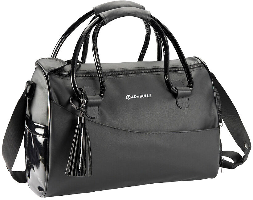 BADABULLE Wickeltasche Glossy SCHWARZ