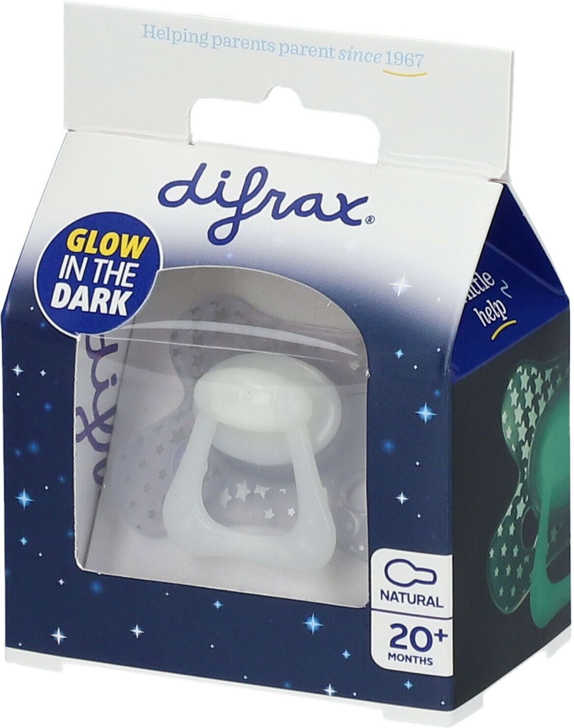 OTC SOLUTIONS difrax® Schnuller Glow in the Dark 20+ Monate