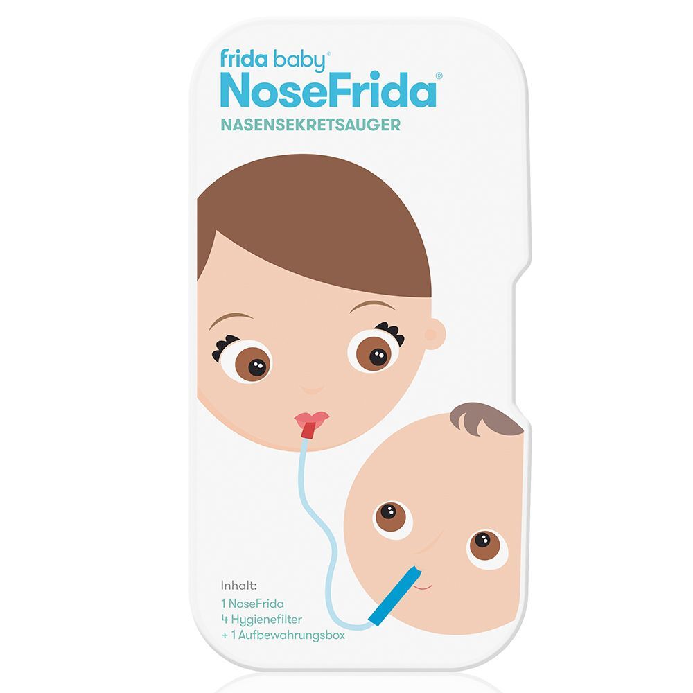BabyFrank NoseFrida® Nasensekretsauger inkl. Hygienefilter