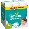 Pampers Active Baby vel. 6 Monthly Pack 13-18 kg dětské pleny 128 ks