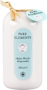 Pure Elements Pflege Baby Serie Baby-Weich Körpermilch 200 ml