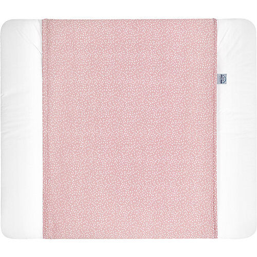Zöllner Schutzbezug Wickelauflagen, Blush, 75 x 85 cm rosa/weiß  Kinder